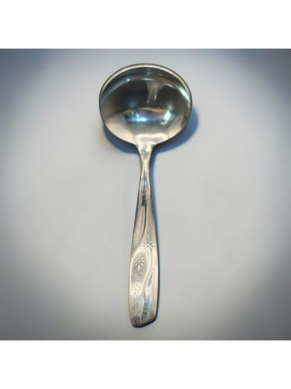Thor Stainless Steel USA Small Ladle Floral Handle Design Vintage Kitchenware